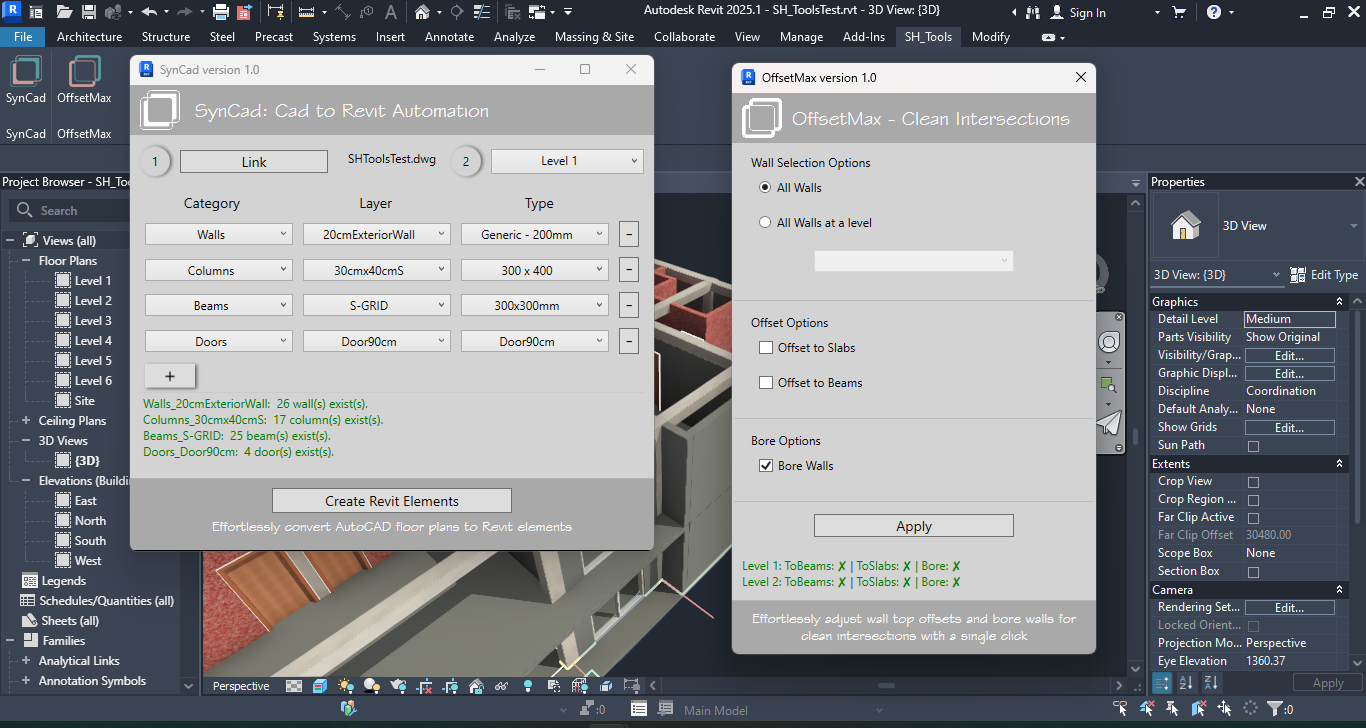 SH_Tools Screen